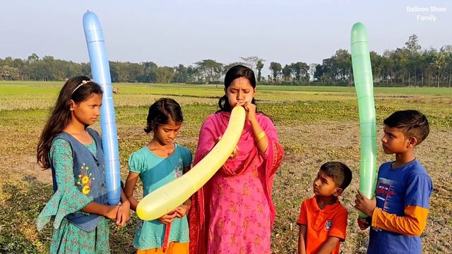 Outdoor Fun With Rocket Balloon And Learn Colors For Kids By I Kids Episode -107.