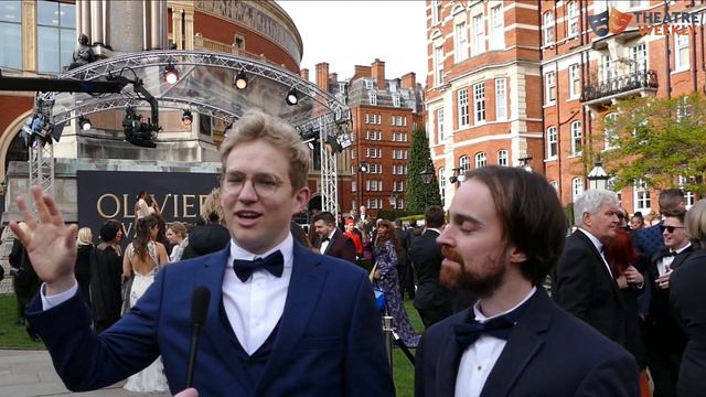 Jack Holden And John Elliott From Cruise - Olivier Award Green Carpet Interviews