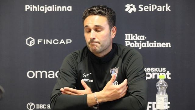 SJK - FC Inter 18.6.2022 Lehdistötilaisuus Miguel Grau