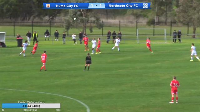 NPL1 U16 Round 5 Hume City FC Vs Northcote City FC