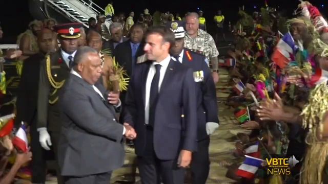 French President Macron Travels To Vanuatu For Historic Visit | VBTC News