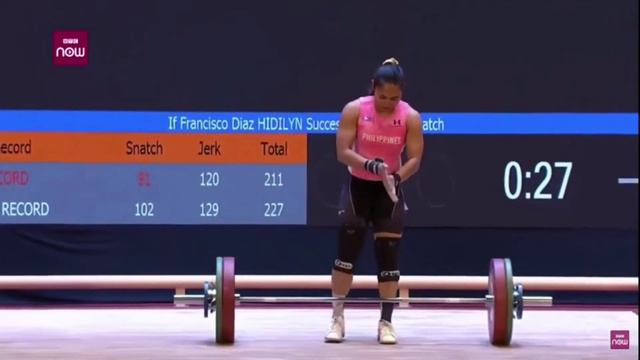Hidilyn Diaz Weight Lifting Women's 55kg Full Performance | 31st Sea Games Vietnam 2022