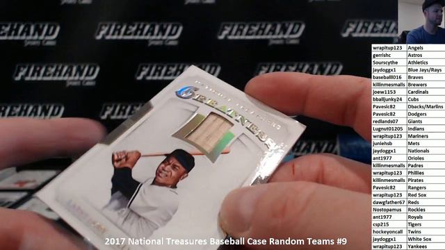 2017 National Treasures Baseball Case Random Teams #9 ~ 11/27/17