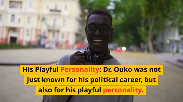 Dr Robert Ouko's Witty Side