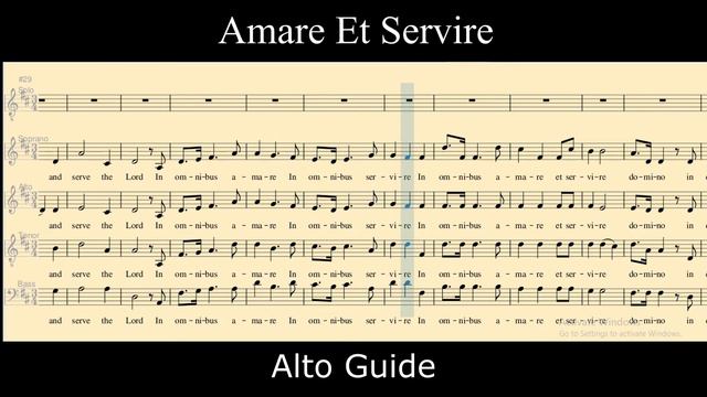 AMARE ET SERVIRE_Alto Guide