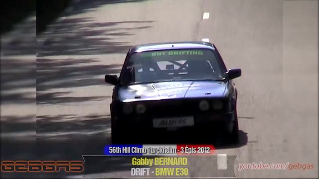 BMW E30 - Gabby BERNARD - DRIFT HILL CLIMB - 2012 - Turckheim-Trois Epis