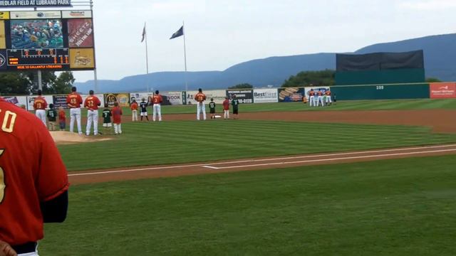 Heather Olson Singing The National Anthem