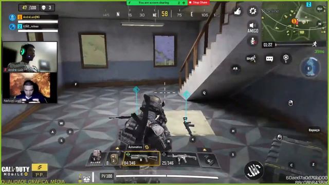 Call Of Duty: Mobile, André Luiz Gamer X Nelson LEAO 18/07/2021