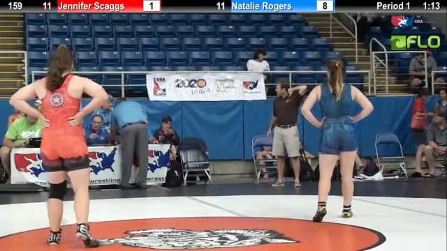 Pool A 159 - Jennifer Scaggs (Texas 2) Vs. Natalie Rogers (New Jersey)