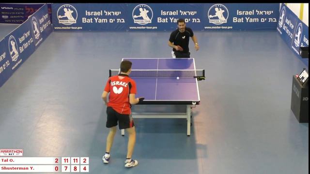 Омри Таль  Йонатан Шустерман  11:7;11:8;8:11;8:11;11:6;  3:2