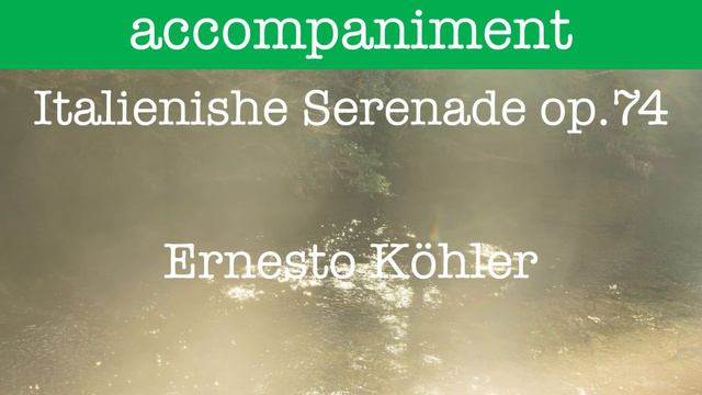 Accompaniment/Italienishe Serenade Op.74/Ernesto Köhler