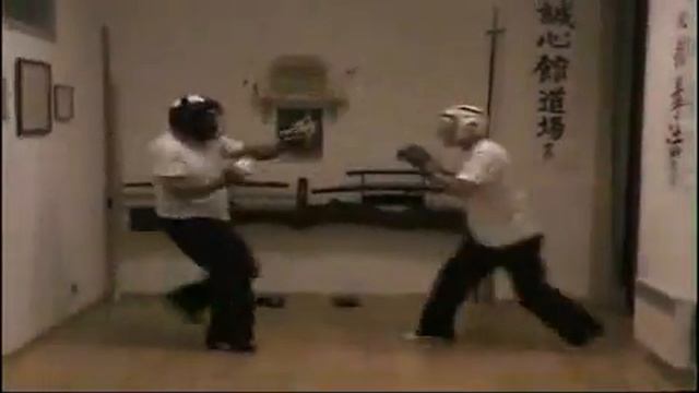 VIDEO KUMITE   STOLL SENSEI Vs ASSISTANT GILBERT EYCHENNE IN HONBU DÔJÔ     12  09 2010   Short