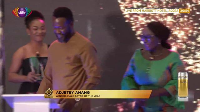 Adjetey Anang Wins Male Actor Of The Year At #EAAwards 2022