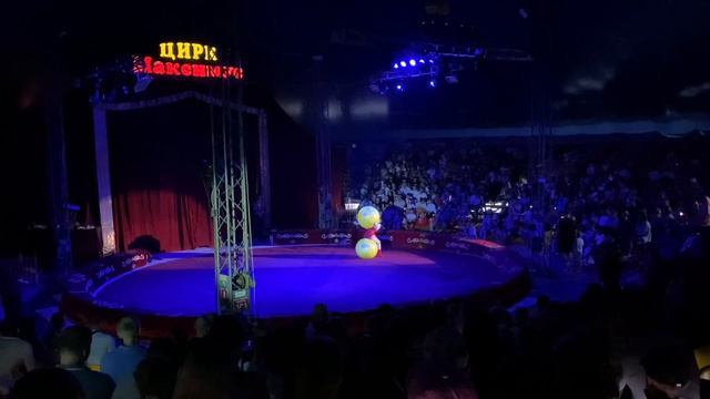 Акробатика на мячах Цирк