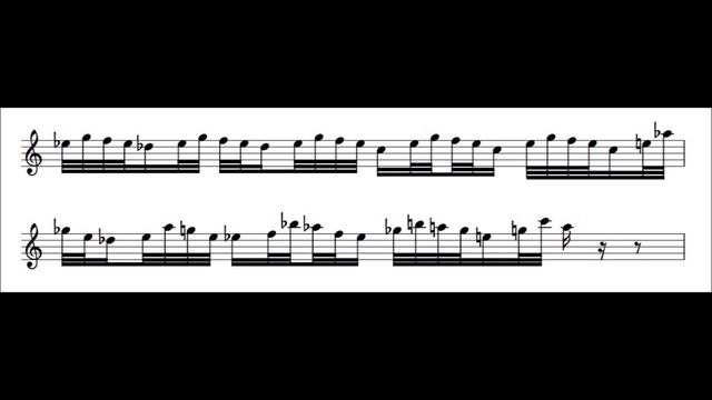 Michael Brecker Transcription - A Night In Tunisia