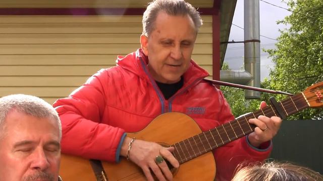 Александр Воронин на даче у Александра Ананичева