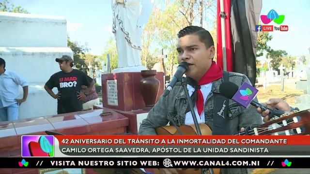 Conmemoran El Tránsito A La Inmortalidad Del Cmdt. Camilo Ortega, Apóstol De La Unidad Sandinista