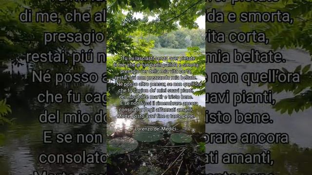 Poesia Di Lorenzo De' Medici In Asmr