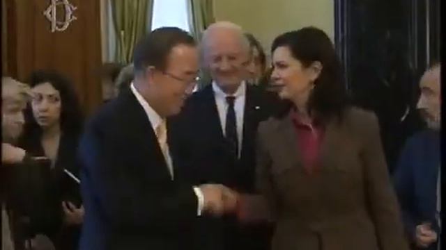 Roma - Camera. La Visita Di Ban Ki-Moon (09.04.13)