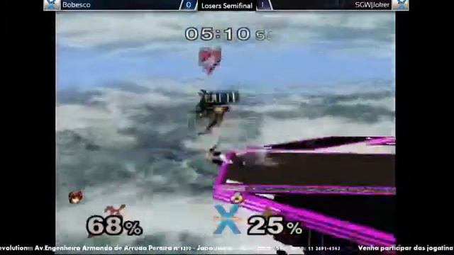 CMX Melee Losers Semifinal - Bobesco (Marth, Fox) Vs SGW|Joker (Falco, Sheik)