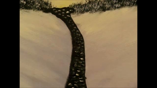 How To Paint A WINTER Landscape With Acrylic Paint For Beginners Step By Step FULL Lesson