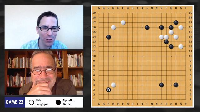 AlphaGo Vs. The World: Game 23, Kim Junghyun 6p (W) Vs. AlphaGo Master (B)