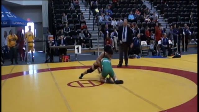 2014 CIS Championships: 61 Kg Vince De Marinis Vs. Theo Dow