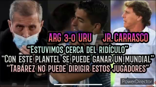 JR CARRASCO Picante Con TABÁREZ Tras Dura Derrota De URUGUAY 3 A 0 Ante ARGENTINA 🎧