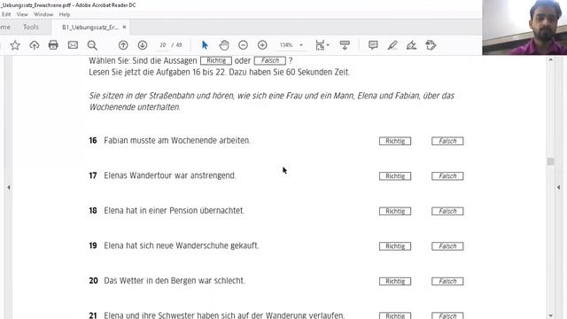 Learn German Language| Goethe B1 Exam Preparation| B1 GERMAN Model Test Paper