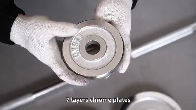 Home Fitness Exercise Dumbbell Set With Barbell Cas