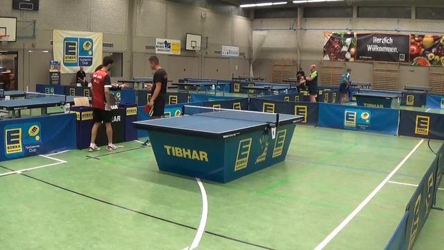 Semifinals Ali Saudi Arabia Vs Petr David Czech   Vyborny Vs Rosenberg  Edeka Tischtennis Cup 20180