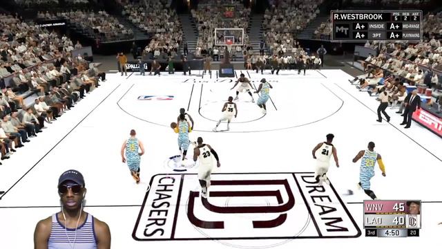 THE REMATCH... NBA 2K17 MyTeam Gameplay! 4 POINT PLAY! O.T. THRILLER! JOKIC IS AMAZING!