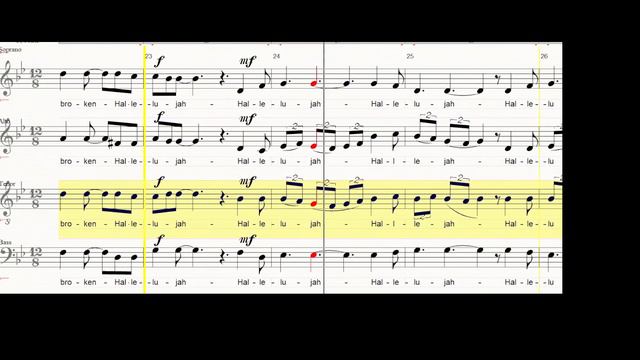 Hallelujah - Shrek - Tenor
