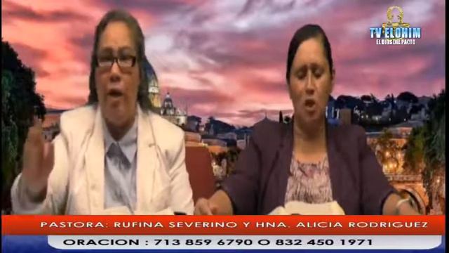 PASTOR RUFINA SEVERINO Y HNA ALICIA RODRÍGUEZ