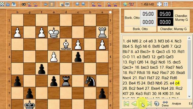 Chess Chandler Murray G  And  Borik Otto   0 1   304