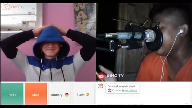 Prank Ometv - DINO RINO RIKO SUGUHI Server Internasional Begini Reaksi Mereka PART 1