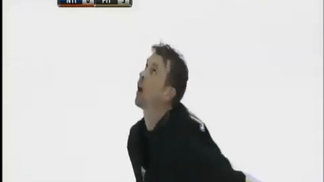 Brent Johnson Vs Rick Dipietro Goalie Fight