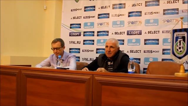Пресс-конференция Александра Побегалова после матча Шинник-Химик.