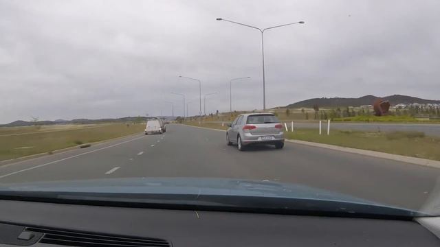 Crazy Tradie Doing U Turn At Lights On John Gorton Drive 12 November 2019