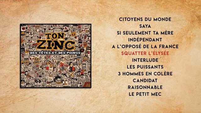 Ton Zinc - Des Têtes Et Des Poings