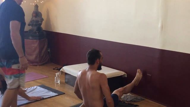 Krounchasana Adjustment With Jorgen Christiansson