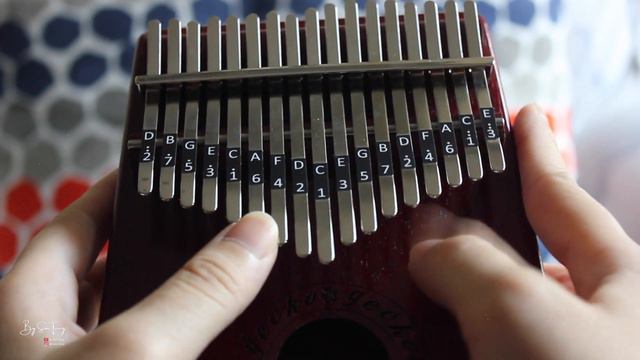 Ponyo On The Cliff By The Sea - 崖の上のポニョ【Kalimba Cover With Tabs】