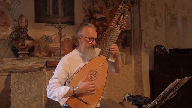 Baron E.G. Fantasia, Bourée, Aria - Alberto Crugnola: Baroque Lute  Cadegliano: Chiesa S. Antonio