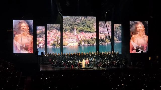 Magnificent! Andrea Bocelli & Nadine Sierra 'Time To Say Goodbye' - Live Miami Florida