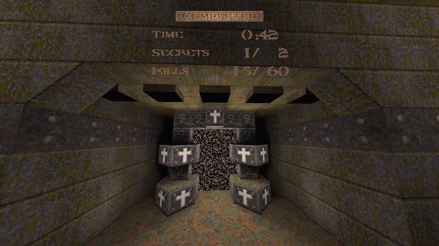 Quake Dmm2_042 2-player Nightmare Run By Mattias Öman & Jonny Andersson