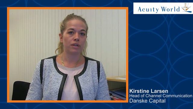 Testimonial - Kirstine Larsen, Danske Capital