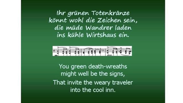 Schubert - Winterreise -  Das Wirtshaus  - Barry McDaniel & Aribert Reimann