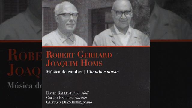 Trio Per A Violí, Clarinet I Piano