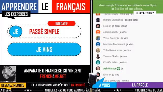 🔴 Franse Live-oefeningen Met Vincent