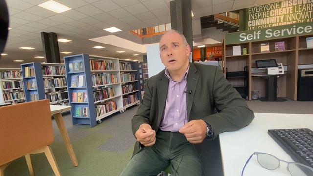 Robert Halfon Praises Opening Of Refurbished Harlow Library And Comments On English Courses At Univ